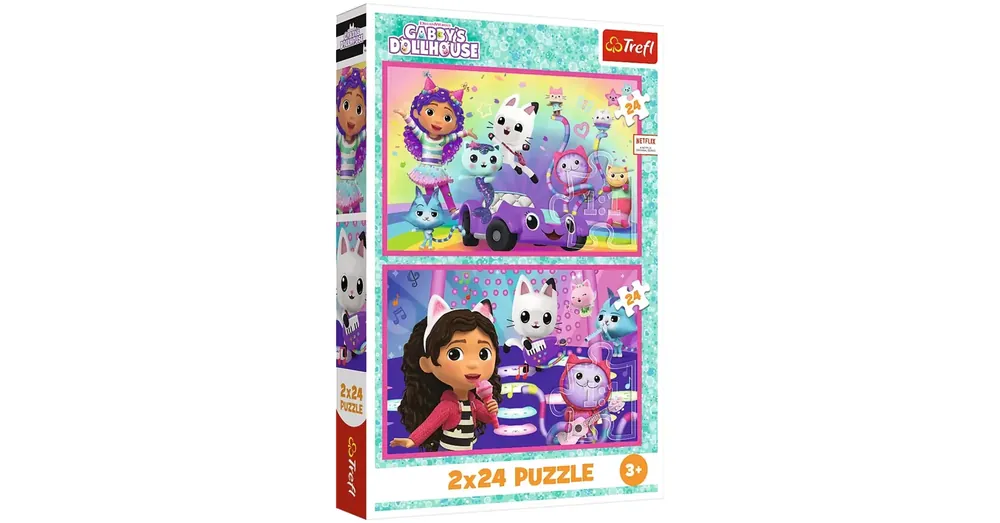 Különleges ajánlat Gabi babaháza játék Gabival 2×24 db-os puzzle – Trefl