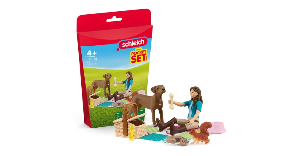 Legjobb ár Schleich Piknik Lizával és kutyusával játékszett (42746)