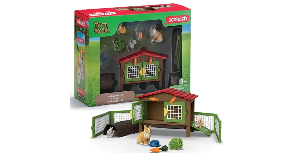 Schleich Farm World – Nyúlketrec játékszett (42728) Expressz kézbesítés