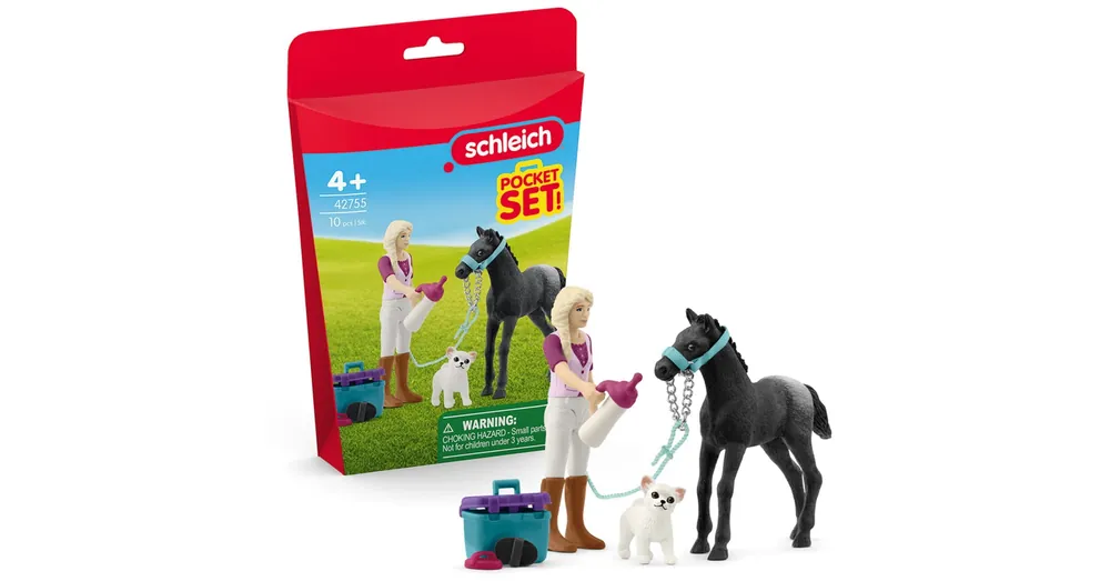 Legkelendőbb Schleich Csikó gondozó játékszett (42755)