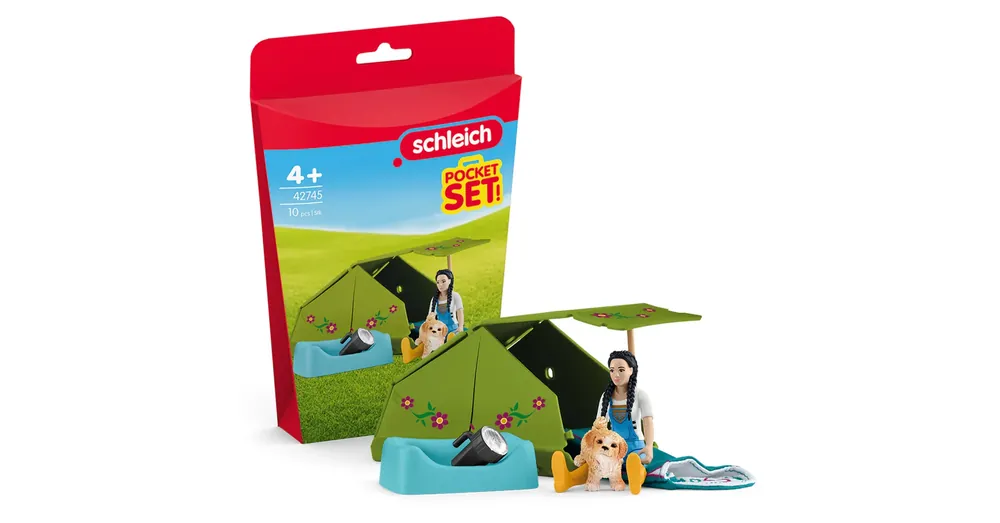 Schleich Kemping kaland Kimmel és kutyusával játékszett (42745) Akció
