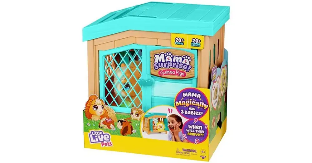 Legjobb ár Little Live Pets Mama Suprise interaktív tengerimalac meglepetéssel