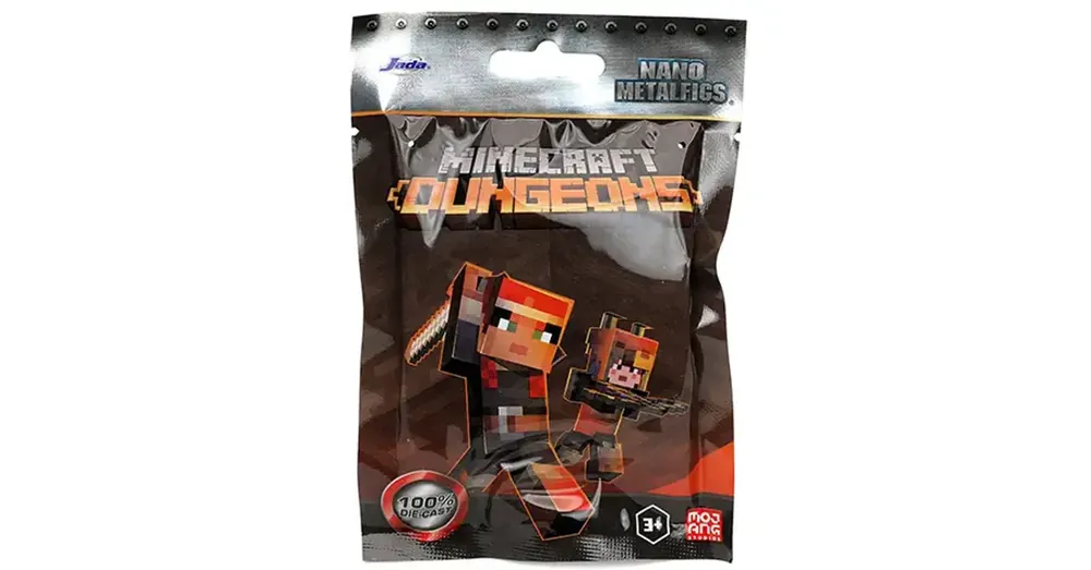 Minecraft Nano Metalfigs fém figura meglepetés csomag – Simba Toys Azonnali szállítás