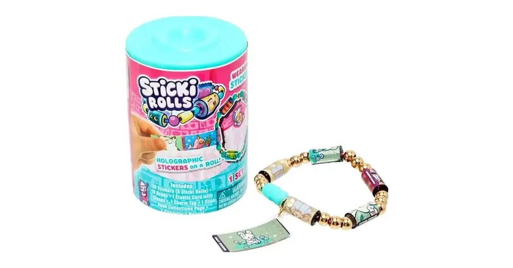 Sticki Rolls Matricás meglepetés karkötő kapszulában Ne maradj le