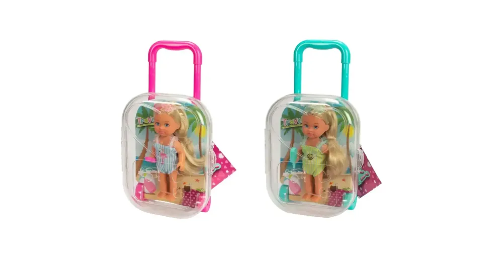 Szezonális akció Évi Love utazó baba bőrönddel és kiegészítőkkel többféle változatban 1 db – Simba Toys
