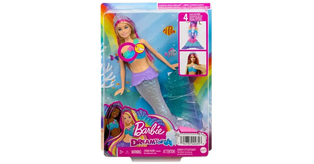 Biztonságos fizetés Barbie tündöklő szivárványsellő baba – Mattel