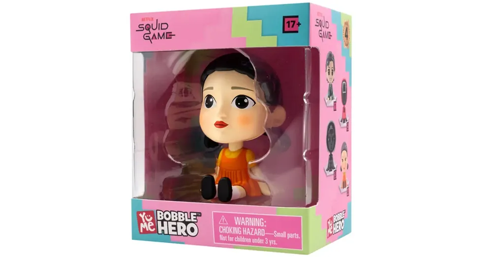 Sqiud Game Bobble Hero Young-Hee figura 7 cm Kedvezmény