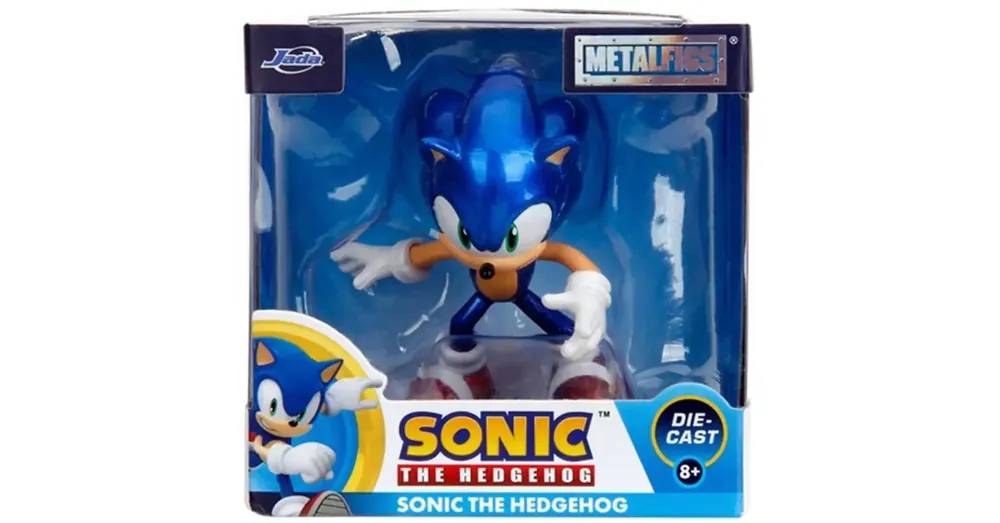 Nézd meg most Sonic Villámfutam – 6,3 cm-es fém figura – Jada Toys