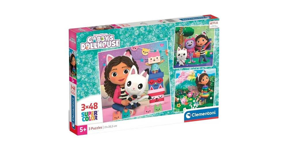 Gabi babaháza 3×48 db-os Supercolor puzzle – Clementoni Azonnali szállítás