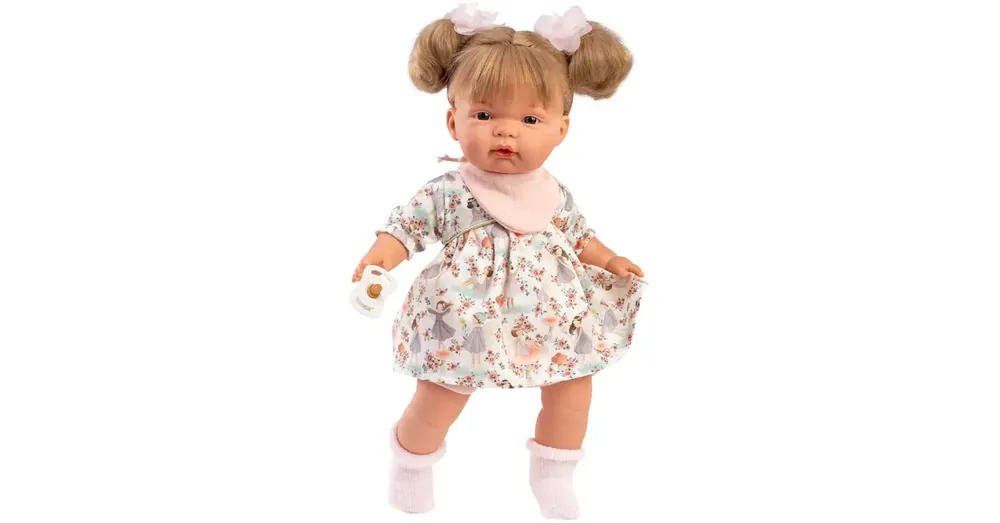 Llorens Joelle 38 cm-es síró baba cumival nyári ruhában Nézd meg most