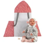Akció Llorens Mimi 42 cm-es síró baba csillagos babahordozóval