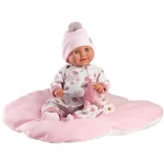 Árcsökkenés Llorens Heidi 42 cm-es síró baba cumival és puha párnával