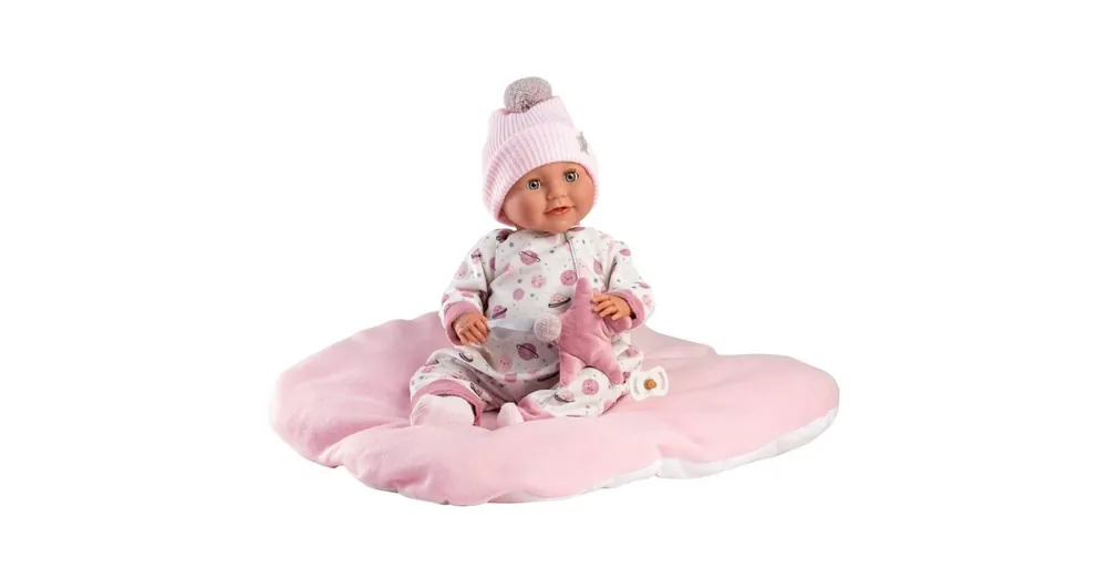 Árcsökkenés Llorens Heidi 42 cm-es síró baba cumival és puha párnával