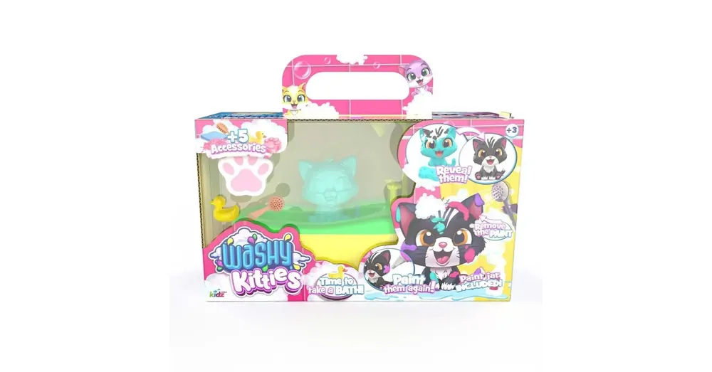Azonnali szállítás Washy Friends Color Reveal Pancsoló cicusok káddal és kiegészítőkkel – Cirmi