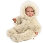 Llorens Alicia 45 cm-es síró baba cumival bársony bundában Ne maradj le