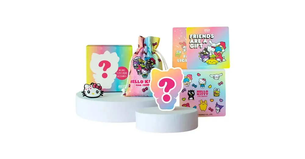 Vásárlói kedvenc Hello Kitty Meglepetésdoboz figurával és matricákkal