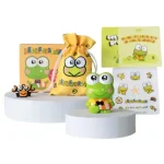 Hello Kitty Keroppi Figura Dobozban kiegészítőkkel 6 cm Végkiárusítás
