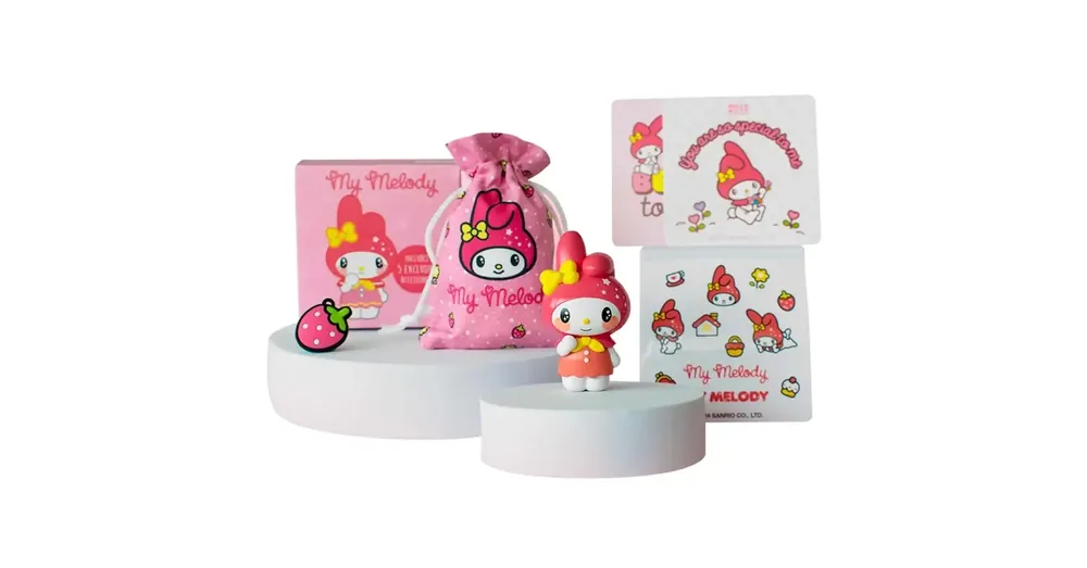 Hello Kitty My Melody Figura Dobozban kiegészítőkkel 6 cm Nézd meg most
