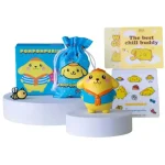 Hello Kitty Pompompurin Figura Dobozban kiegészítőkkel 6 cm Árengedmény