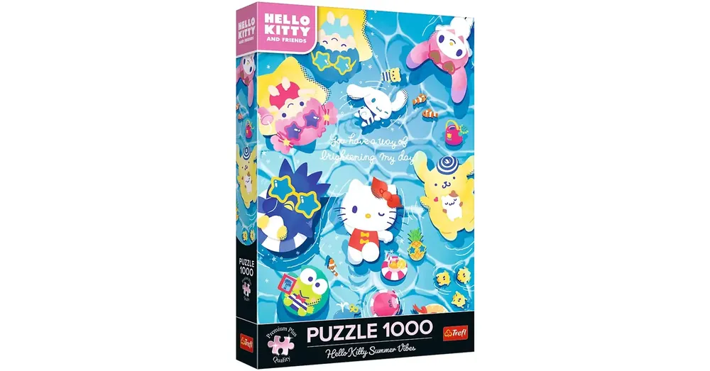 Hello Kitty és barátai 1000 db-os prémium plusz puzzle – Trefl Gyors szállítás