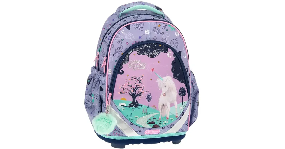 Ars Una Cute Animals Unicorn anatómiai iskolatáska, hátizsák 33×43×22 cm Gyors szállítás