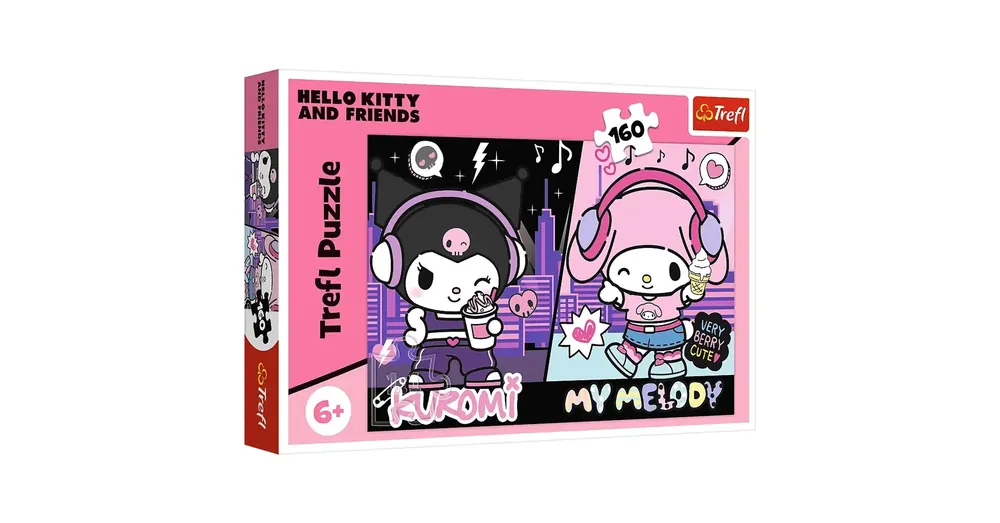 Azonnali szállítás Kuromi és My Melody városi ritmus 160 db-os puzzle – Trefl