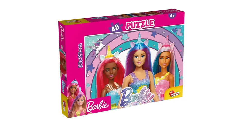 Barbie mágikus unikornis 48 db-os puzzle 35×25 cm – Lisciani Prémium