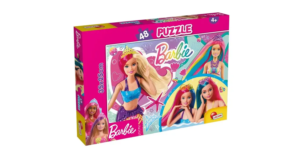 Barbie mágikus sellő barátok 48 db-os puzzle 35×25 cm – Lisciani Gyors kiszállítás