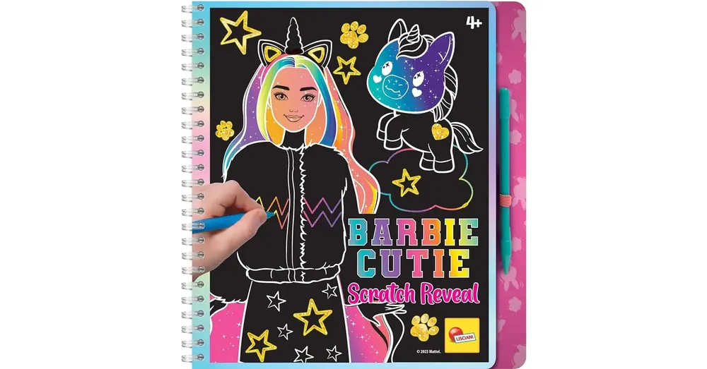 Gyors kiszállítás Barbie Cutie képkarc készítő szett 44 oldalas – Lisciani