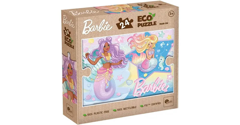 Barbie sellő barátnők 24 db-os Eco mini puzzle 35×25 cm – Lisciani Vedd meg most