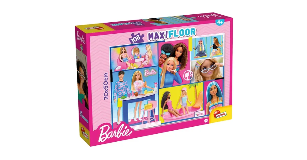 Barbie 108 db-os maxi padló puzzle 70×50 cm – Lisciani Csak ma