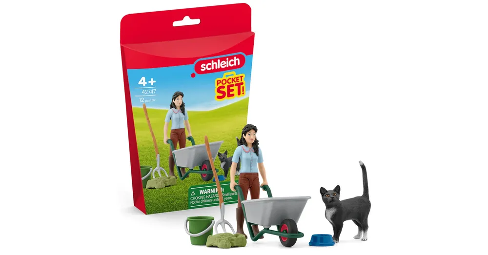 Kihagyhatatlan ajánlat Schleich Almozó szett cicával (42747)