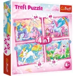 Unikornisok és varázslat 4 az 1-ben puzzle – Trefl Kihagyhatatlan ajánlat