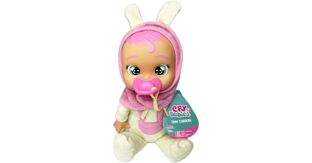 Újdonság Cry Babies Tiny Cuddles Newborn Lana könnyes baba