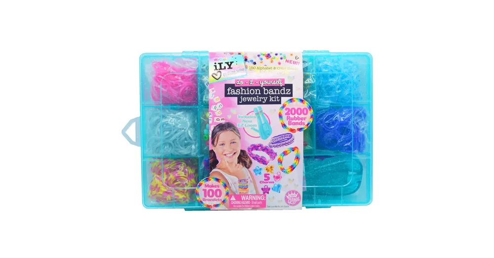WeCool ILY DIY gumikarkötő készítő szett gyöngyökkel Alacsony ár