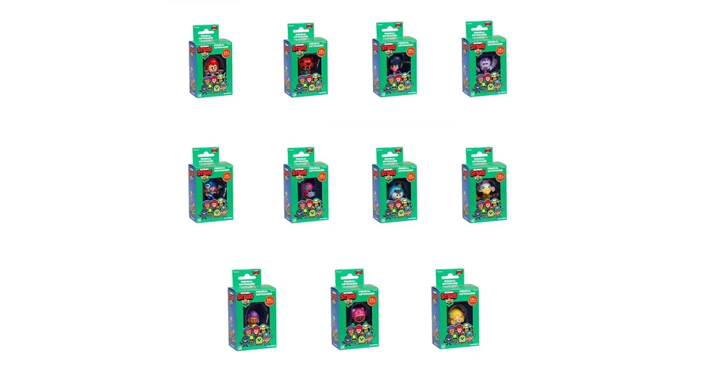 Prémium Brawl Stars mini figura kulcstartó dobozban többféle 1 db
