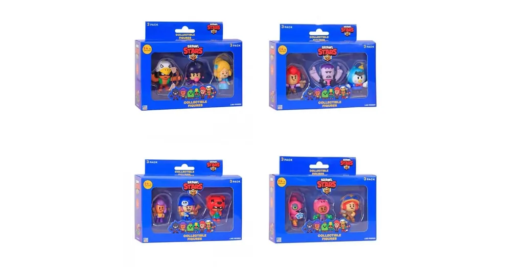 Vedd meg most Brawl Stars mini figurák dobozban 3 db-os szett