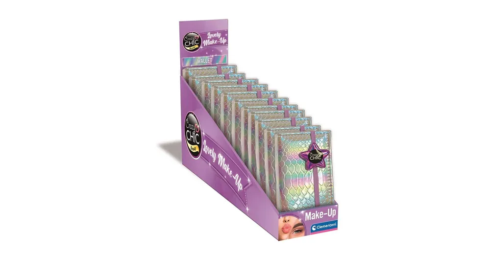 Bestseller Crazy Chic Pénztárca alakú sminkelő szett – Clementoni