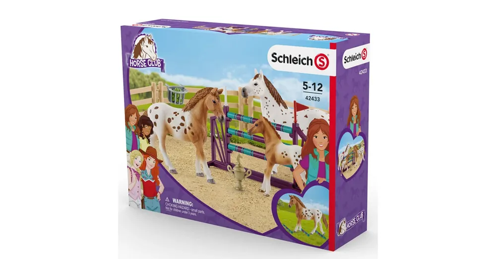 Kedvezmény Schleich Horse Club – Lisa lovas gyakorló játékszett (42433)
