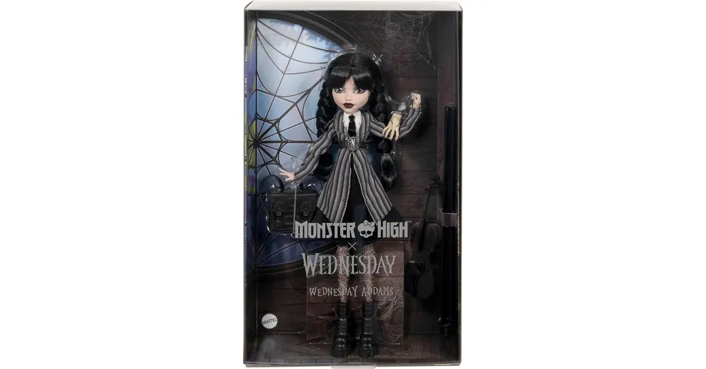 Biztonságos fizetés Monster High X Wednesday Wednesday Addams baba – Mattel