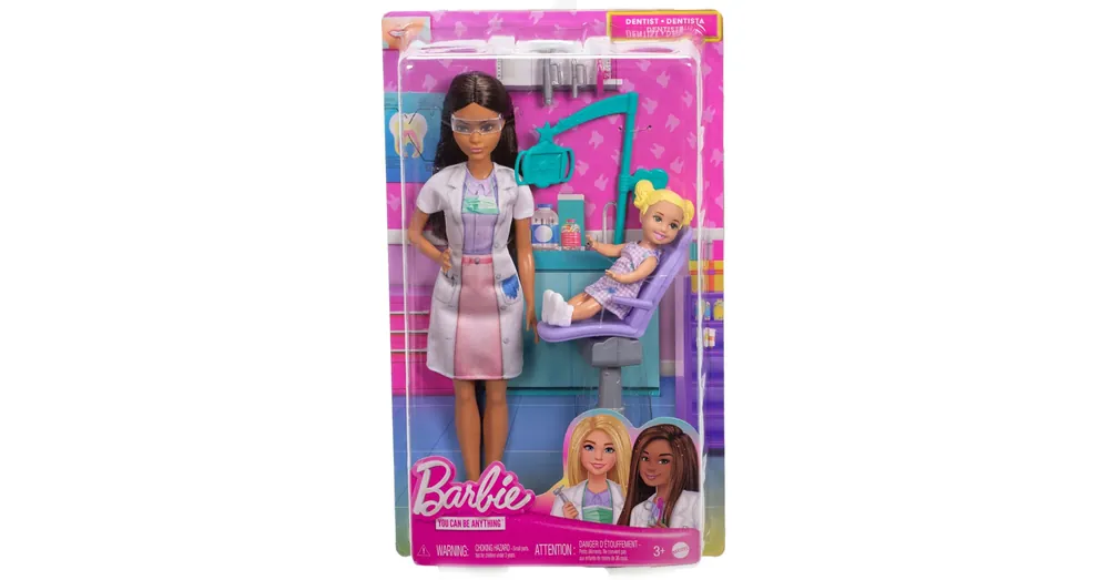 Barbie barna hajú fogorvos karrierbaba játékszett – Mattel Exkluzív ajánlat