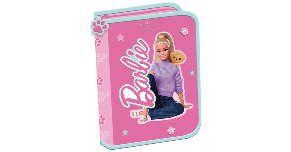 Barbie rózsaszín kihajtható tolltartó 21×14×3,5 cm Legkelendőbb