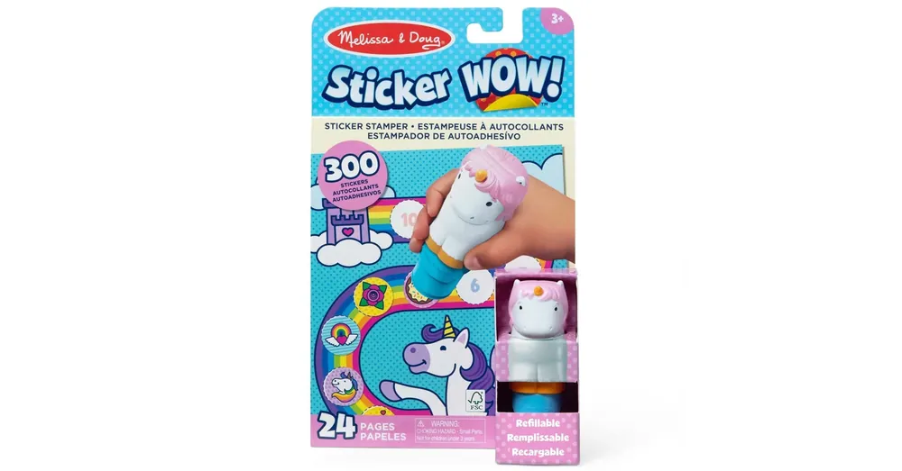 Ajánlat MelissaDoug Sticker WOW! Matrica pecsételő – Unikornis – Spin Master
