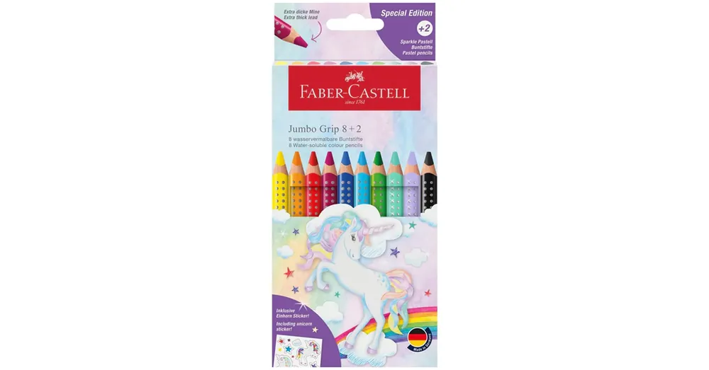 Faber-Castell Jumbo GRIP unikornisos színes ceruza szett 8+2 db Olcsó