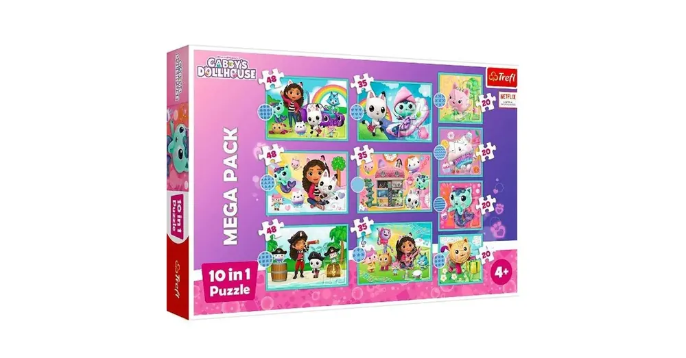 Gabi babaháza 10 az 1-ben puzzle szett – Trefl Újdonság