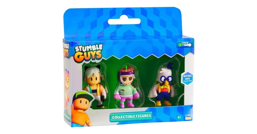 Stumble Guys 3 db-os mini figura csomag többféle változatban 3. sorozat 1 db Népszerű