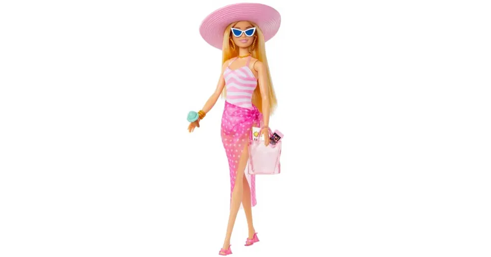 Barbie The Movie Barbie Beach baba strandfelszereléssel – Mattel Legkelendőbb