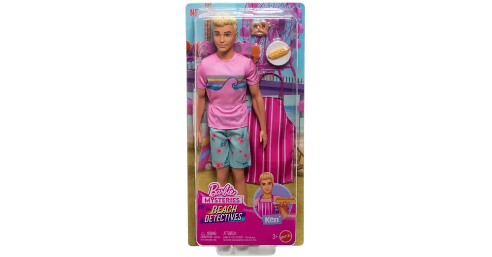 Barbie Mysteries Beach Detectives – Ken baba kiegészítőkkel – Mattel Outlet