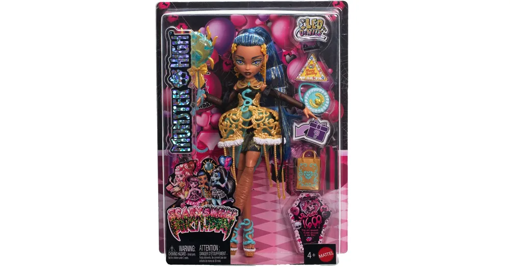 Népszerű Monster High Rémisztően Édes Szülinap – Cleo De Nile baba lufival és ajándékkal – Mattel