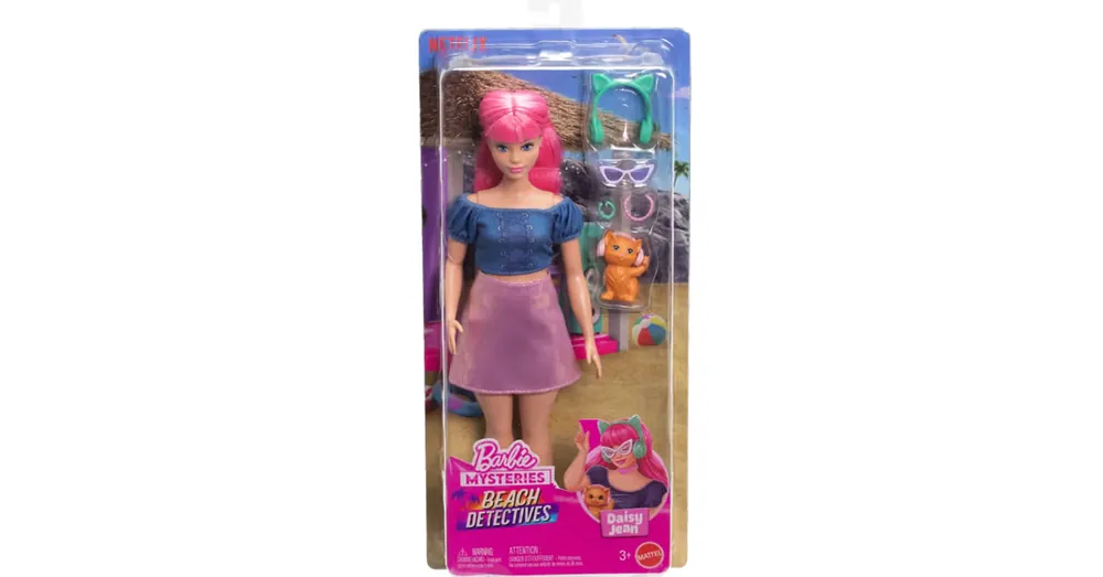 Kedvezményes ár Barbie Mysteries Beach Detectives – Daisy baba kiegészítőkkel – Mattel